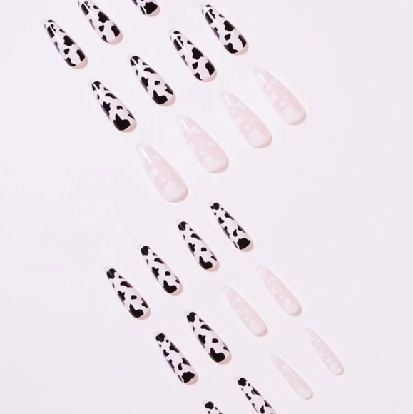 Cow Print 24 PC False Nails - Picture 3 of 3